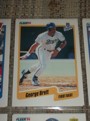 George Brett 1990 Fleer Baseball Card