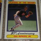 Cal Ripken Jr 1990 Fleer- Players of the Century Baseball Card