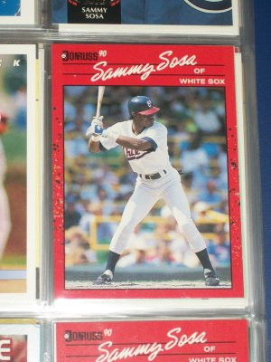 Sammy Sosa 1990 Donruss baseball card