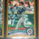 Felix Hernandez 2011 Topps LE #1910/2011 Baseball Card- Gold Edition