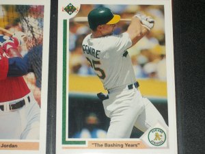Rare 91 UD baseball insert card- "The Bashing Years" #656
