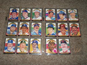 1985 Donruss Diamond Kings Complete Set #1-#26