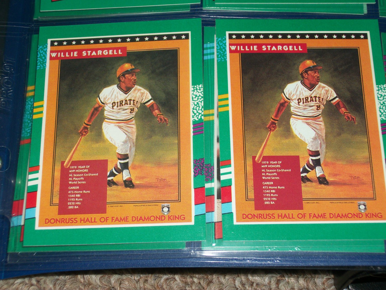 Willie Stargell 1991 Donruss "Hall of Fame Diamond King" baseball card