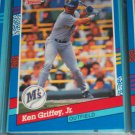Ken Griffey jr 1991 Donruss baseball card