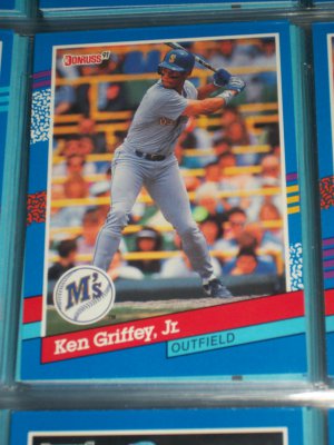 Ken Griffey jr 1991 Donruss baseball card