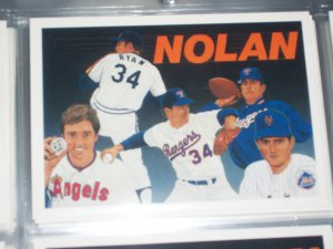 Nolan Ryan 1990 UD Baseball Heroes Insert #18/18- Checklist