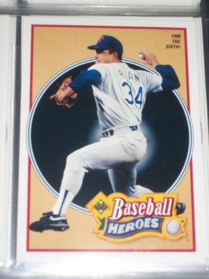 Nolan Ryan 1990 UD Baseball Heroes Insert #16/18- 1990 The Sixth!