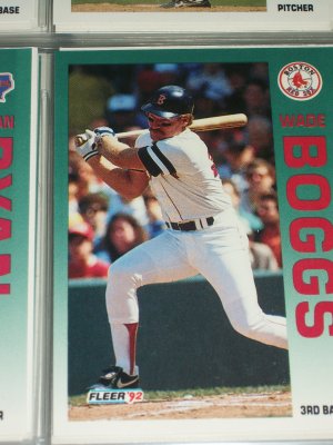 Wade Boggs 92 Fleer Baseball card