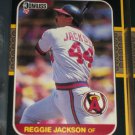Reggie Jackson 87 Donruss baseball card