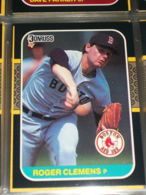 Roger Clemens 87 Donruss baseball card