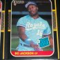 Bo Jackson 87 Donruss RATED ROOKIE BASEBALL CARD