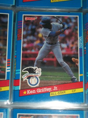 Ken Griffey jr 91 Donruss American League All-Star baseball card