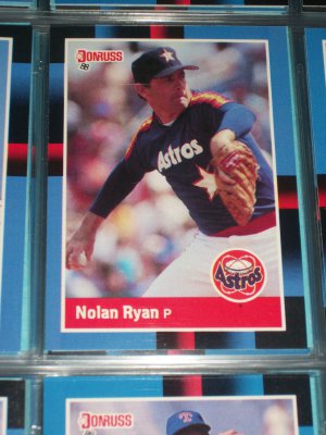 Nolan Ryan 88 Donruss baseball card