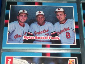 88 Donruss- The Ripken Family baseball card