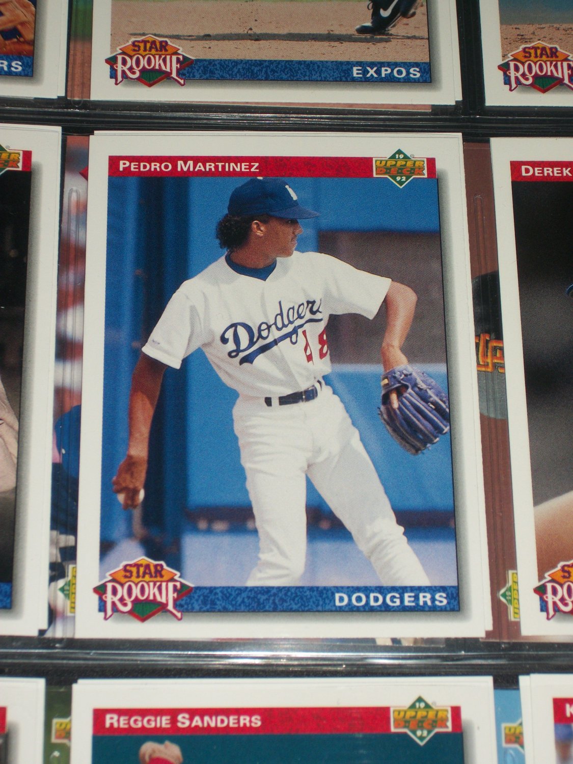 Pedro Martinez Upper Deck 1992 Star Rookie baseball card