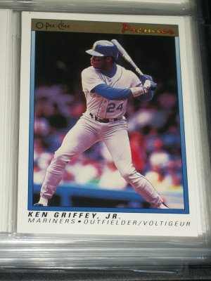 Ken Griffey jr 91 O-Pee-Chee baseball card