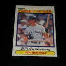 Don Mattingly 90 Fleer baseball card- "Players of the Decade"