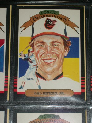 Cal Ripken jr 1985 Donruss Diamond Kings baseball card