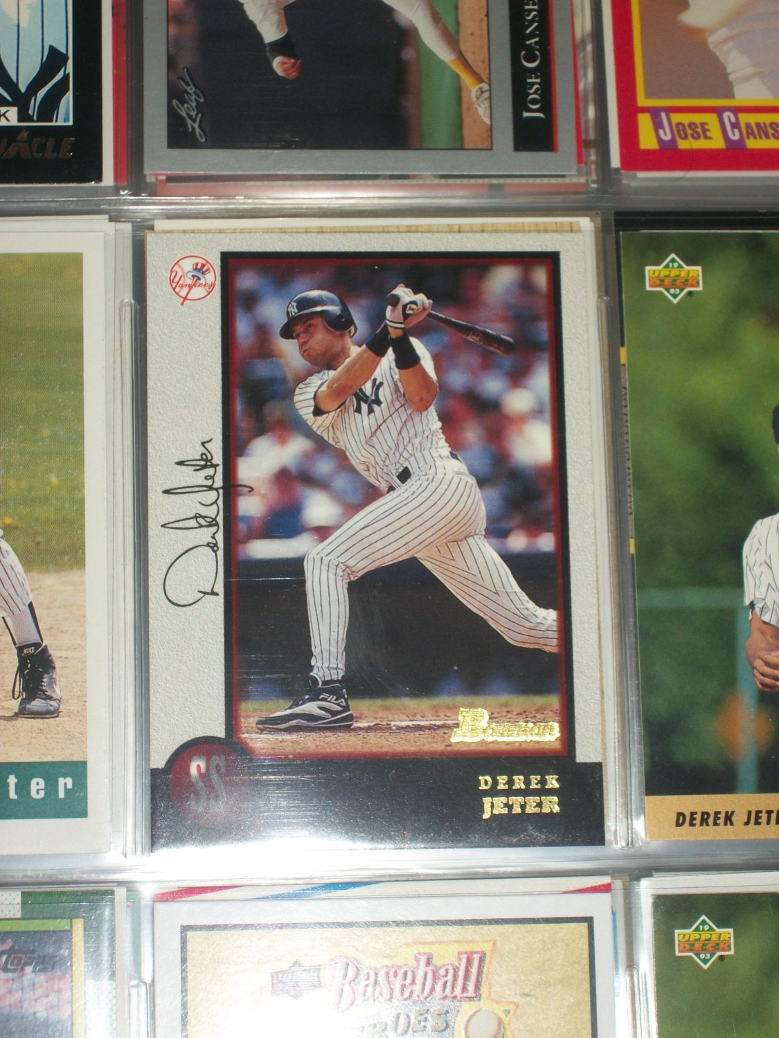 Derek Jeter 1998 Bowman baseball card