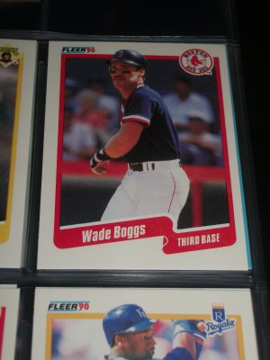 Wade Boggs 90 Fleer Baseball card