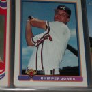 Chipper Jones 91 Bowman baseball card