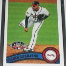 Jair Jurrjens 2011 Topps baseball card- All-Star game