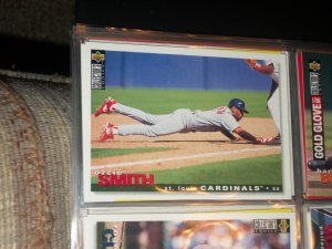 Ozzie Smith 95 UD Collectors choice baseball card