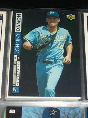 Johnny Damon 94 UD Baseball Top Prospects- Rookie Card
