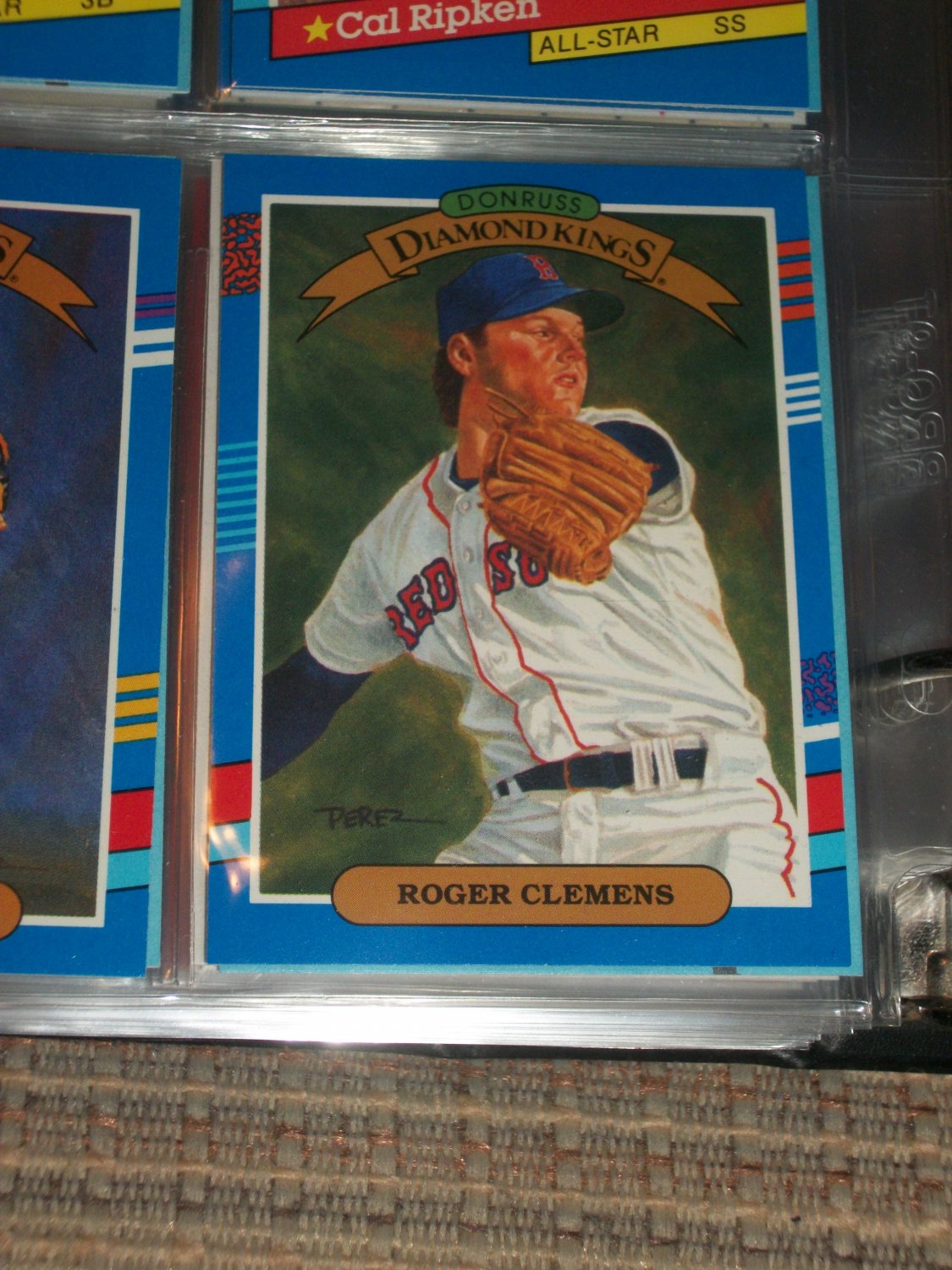 Roger Clemens 91 Donruss Baseball Card Diamond Kings