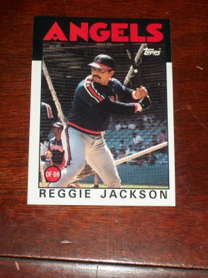 Reggie Jackson 1984 Topps Baseball card