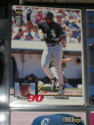 Frank Thomas 95 UD Collectors Choice Baseball Card- Best of the 90's