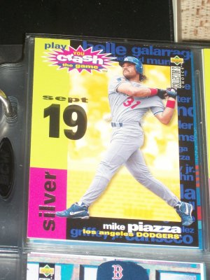 Mike Piazza 95 UD Collectors Choice You Make The Call- Silver Baseball Card