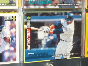 Tony Gwynn 95 UD Collectors Choice N.L. Batting Title baseball card