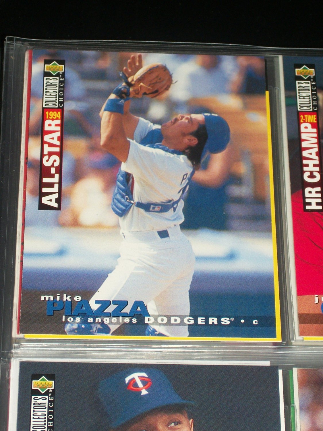 Mike Piazza 95 UD Collectors choice baseball card All Star