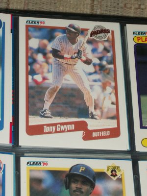 Tony Gwynn 90 Fleer baseball card