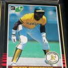 Rickey Henderson 85 Leaf baseball card