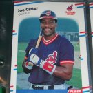 Joe Carter 88 Fleer baseball card