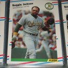 Reggie Jackson 88 fleer baseball card