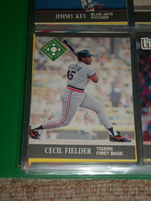 Cecil Fielder 1991 Fleer Ultra baseball card- Great Performances card