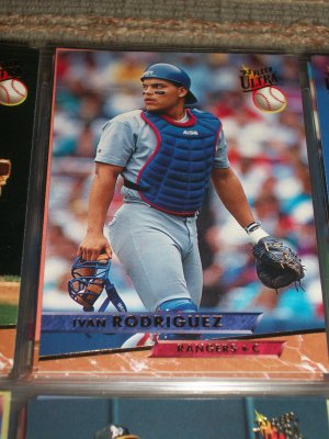 Ivan Rodriguez 93 Fleer Ultra baseball card