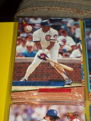 Sammy Sosa 93 fleer ultra baseball card