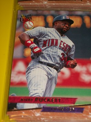 Kirby Puckett 93 fleer ultra baseball card