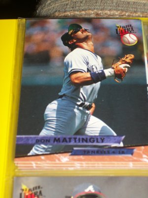 Don Mattingly 93 fleer ultra baseball card