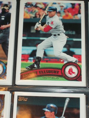 Jacoby Ellsbury 2011 Topps Baseball card