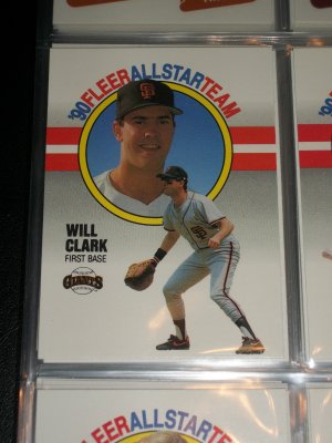 Will Clark 1990 Fleer All-Star Team Baseball card