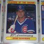 Ryne Sandberg 1990 Fleer Baseball card- "Players of the Decade"