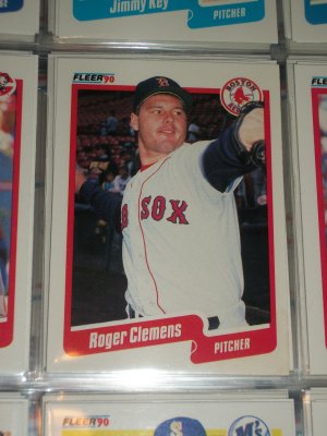 Roger Clemens 1990 Fleer Baseball card