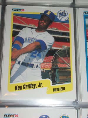 Ken Griffey jr 1990 Fleer baseball card