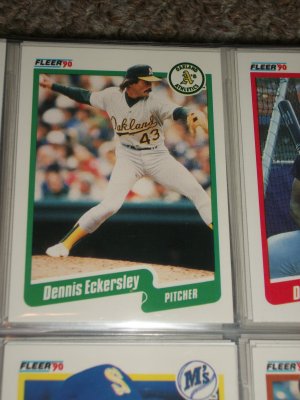 Dennis Eckersley 1990 Fleer baseball card