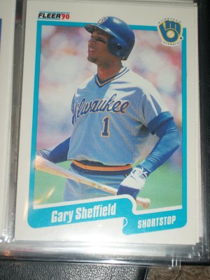 Gary Sheffield 1990 Fleer Baseball card